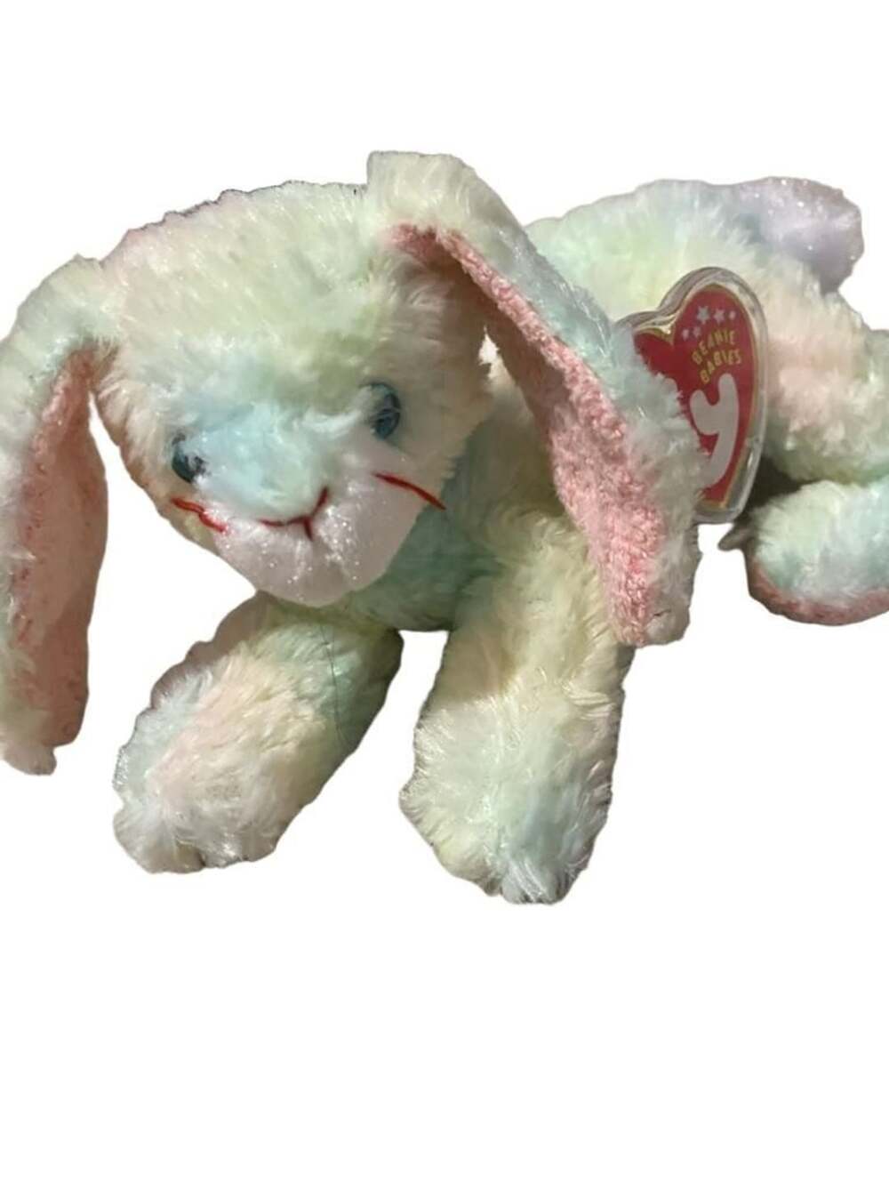 Ty Beanie Baby Cottonball The Ty-Dyed Easter Bunny